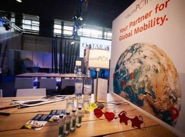 Beispiel Hochtisch in der HoBT Lounge | VDR-Sponsoring