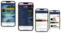 Darstellung der Veranstaltungs-App | VDR-Sponsoring