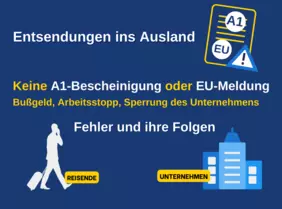 Entsendung ins Ausland | A1 und EU Meldepflicht | VDR