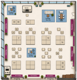 Standplan Expo zur VDR-Tagung | VDR-Sponsoring Standplan Expo zur VDR-Tagung | VDR-Sponsoring