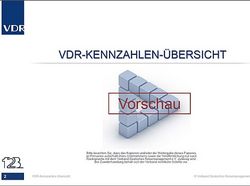 Vorschau der VDR-Kennzahlenübersicht | Verband Deutsches Reisemanagement e.V.
