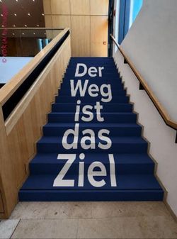 Beispiel-Branding Treppen | VDR-Sponsoring