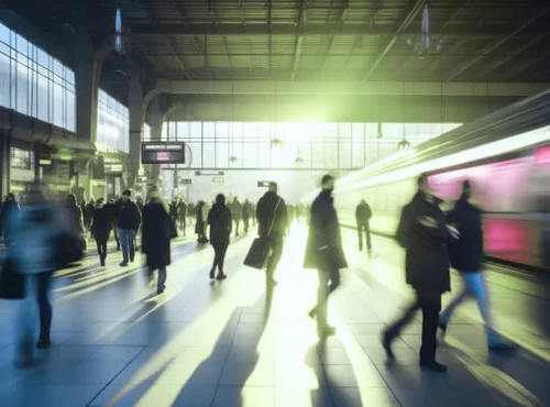 Warten am Bahnhof | Verband Deutsches Reisemanagement e.V. (VDR)