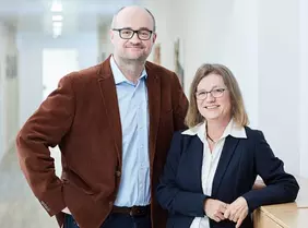 VDR-Präsident Christoph Carnier und Vizepräsidentin Inge Pirner