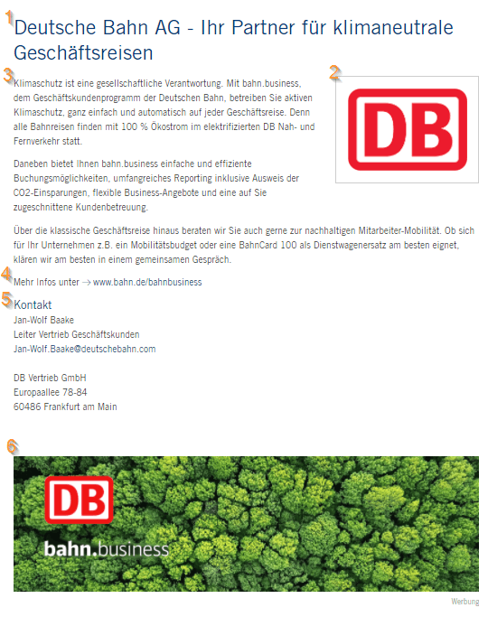 Beispiel für ein Partner-Profil auf der VDR-Webseite