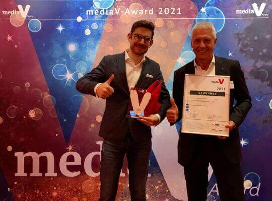 MediaV-Award 2021 H.-I. Biehl R. Vorspohl | Verband Deutsches Reisemanagement e.V.