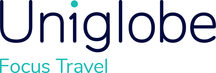 Logo-UNIGLOBE Focus Travel-Reisebüro/TMC/OBE